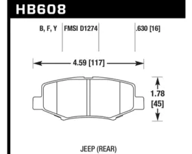 Hawk Performance LTS Rear