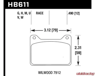 Hawk Performance DTC-30 - HB611W.490