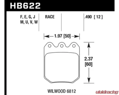 Hawk Performance DTC-70 - HB622U.490