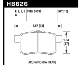 Hawk Performance PC Rear