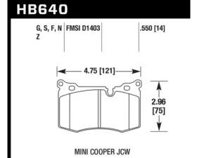 Hawk Performance DTC-60 Mini Front