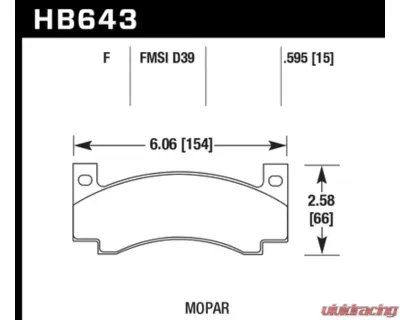 Hawk Performance HPS Front - HB643F.595