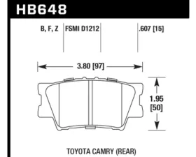 Hawk Performance PC Rear