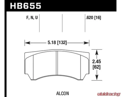 Hawk Performance HP Plus - HB655N.620