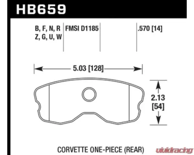 Hawk Performance DTC-30 Chevrolet Rear - HB659W.570