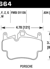 Hawk Performance HP Plus Disc Brake Pad                                     - HB664N.634 - Image 2