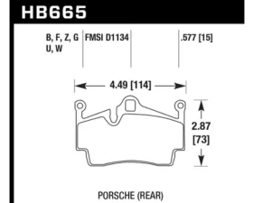 Hawk Performance DTC-30 Rear