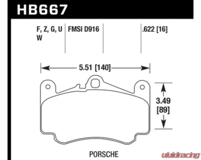 Hawk Performance DTC-70 Front - HB667U.622