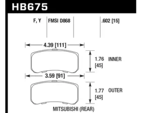 Hawk Performance LTS Rear