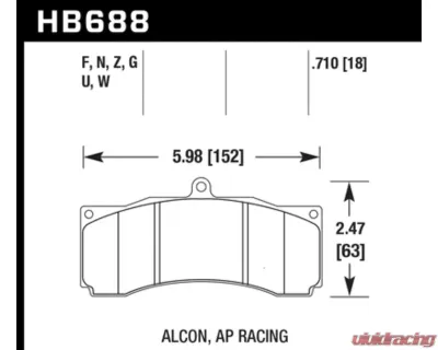 Hawk Performance HPS 5.0 - HB688B.710