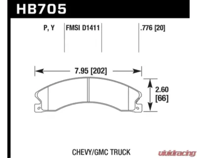 Hawk Performance LTS - HB705Y.776