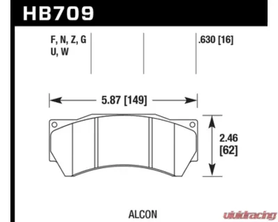 Hawk Performance HPS - HB709F.630