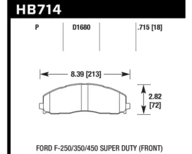 Hawk Performance LTS Ford Front