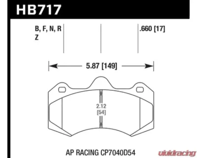 Hawk Performance HPS 5.0 - HB717B.660