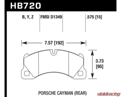 Hawk Performance LTS Front - HB720Y.575