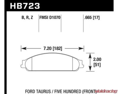 Hawk Performance PC Front - HB723Z.665