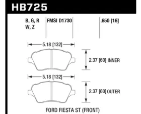 Hawk Performance DTC-30 Ford Front