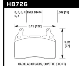 Hawk Performance DTC-60 Front