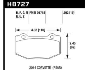 Hawk Performance DTC-60 Chevrolet Rear