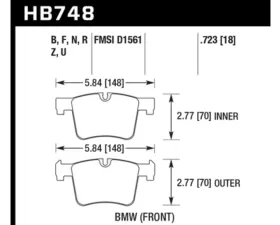 Hawk Performance HP Plus BMW Front