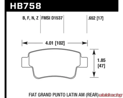 Hawk Performance PC - HB758Z.652