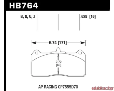 Hawk Performance DTC-60 - HB764G.628