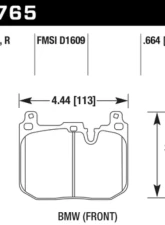 Hawk Performance HP Plus Front BMW 2015-2021                                     - HB765N.664 - Image 2