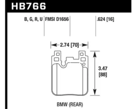 Hawk Performance DTC-60 Rear BMW 2015-2021