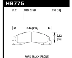 Hawk Performance LTS Ford Front