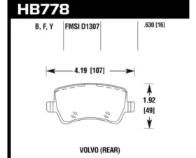 Hawk Performance LTS Rear