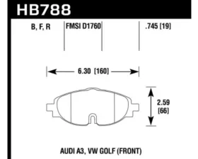 Hawk Performance Street Race Disc Brake Pad