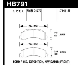 Hawk Performance LTS Front