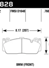 Hawk Performance HPS 5.0 Front BMW 2013-2021                                     - HB828B.760 - Image 2