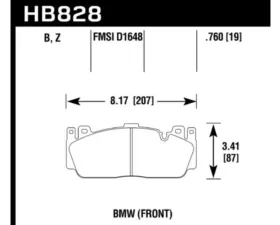 Hawk Performance PC Front BMW 2015-2021