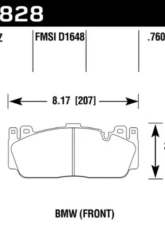 Hawk Performance PC Front BMW 2015-2021                                     - HB828Z.760 - Image 2
