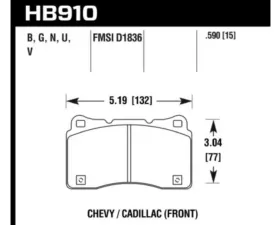 Hawk Performance DTC-60 Front