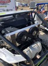 PWR Rear Mounted Race Radiator Module Can-Am Maverick X3 2017-2019                                     - CR-UC-RPR001C - Image 5
