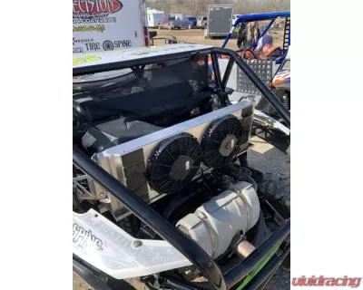 PWR Rear Mounted Race Radiator Module Can-Am Maverick X3 2017-2019 - CR-UC-RPR001C