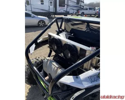PWR Rear Mounted Race Radiator Module Can-Am Maverick X3 2017-2019 - CR-UC-RPR001C