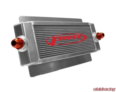 PWR 15x5" Oil Cooler Single Pass Dirt Late Model w/o Filter Mount - 41-00005