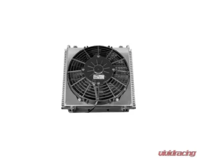 PWR 11"280mm x 10" 256mm x 3/4" 37mm Plate/Fin 9" Spal Fan Universal Transmission Oil Cooler Module - 42-00118