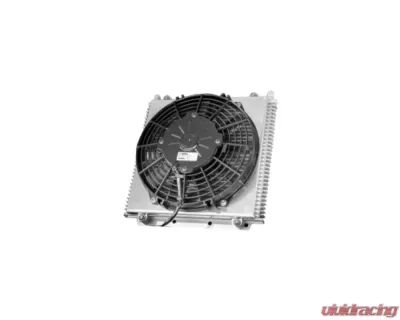 PWR 11"280mm x 10" 256mm x 3/4" 37mm Plate/Fin 9" Spal Fan Universal Transmission Oil Cooler Module - 42-00118