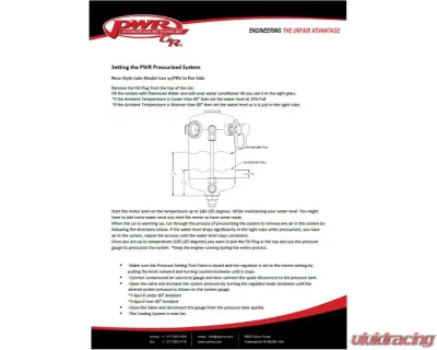 PWR Pressure Can Late Model Side Mount - PRV 4 PWR Pressure Can Late Model Side Mount - PRV 4