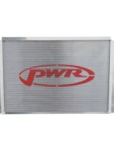 PWR 19mm Oil Cooler/27mm 28x16.5" Denso Closed/14" Spal Fan Late Model Radiator Module Chevrolet                                     - 848-28165 - Image 4