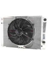PWR 19mm Oil Cooler/27mm 28x16.5" Denso Closed/16" Spal Fan Late Model Radiator Module Chevrolet                                     - 848-28191 - Image 3