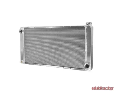 PWR 55mm 33x17" Single Pass Open Specify Onlet/Outlet Fittings Universal Performance Radiator - 900-33170