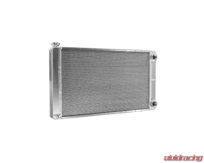 PWR 55mm 33x18.5" PWR Double Pass Open -20AN Universal Inlet/Low Outlet Universal Performance Radiator - 902-33185