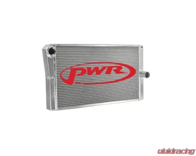 PWR 55mm 27.5x15" 1-3/4" PWR Single Pass Closed High Outlet Troyer Modified TA4 Radiator - 926-15287
