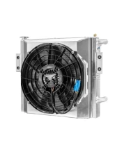 PWR 16" Spal Brushless Fan Rear Mounted Race Radiator Module Polaris Pro XP 2020-2023                                     - CR-UC-RPR079C - Image 3