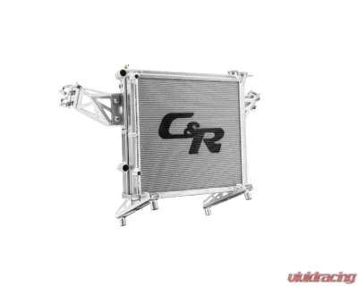 PWR 16" Spal Brushless Fan Rear Mounted Race Radiator Module Polaris Pro XP 2020-2023 - CR-UC-RPR079C
